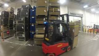 Linde E 16 EVO Stock gitterboxes [upl. by Nyvek]