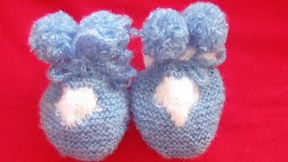 Tuto tricot moufles facile de bébé au tricotgans de bébé au tricot part 12 [upl. by Enywtna]