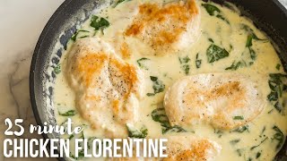 Easy Chicken Florentine 20 minute meal  The Recipe Rebel [upl. by Selry231]