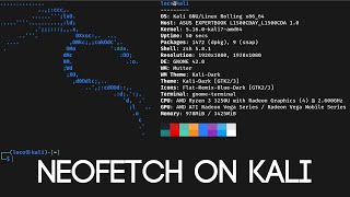 Run Neofetch on terminal startup in Kali Linux [upl. by Yee]