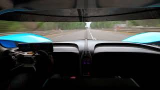 BUGATTI BOLIDE 185  300 kmh Acceleration Onboard [upl. by Inhoj]