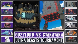 GUZZLORD vs STAKATAKA  Ultra Beast Pokémon Tournament Battle 4 [upl. by Ynnohj]