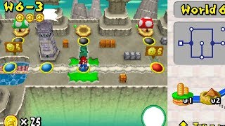 World 63  Star Coins  New Super Mario Bros DS [upl. by Ergener]