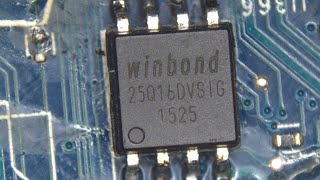 HP Elite Book Winbond 25Q16DVSIG BIOS Chipset Reprogramming amp Proper Soldering with circuit video [upl. by Button994]