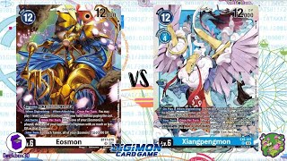 DIGIMON TCG Local match Eosmon White vs Xiangpengmon Blue  THIRD IMPACT [upl. by Aimil347]