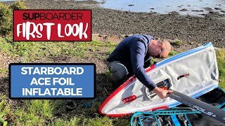 Our First Look of the Starboard Ace foil inflatable  SUPboarder [upl. by Maite]