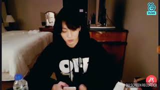 BTS Jungkook singing Euphoria live in Vlive [upl. by Sibyl]