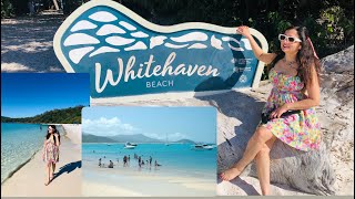 Whitehaven Beach 🏝️  Beach in Whitsundays Queensland [upl. by Thetes]