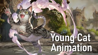 Young Cat GBF Animation Showcase [upl. by Dukey372]