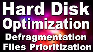 Computer Hard Disk HDD Optimization DeFragmentation  Files Prioritization Tutorial Hindi [upl. by Haduhey]