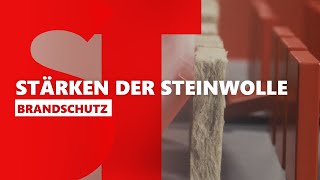 Brandschutz Stärken der Steinwolle  ROCKWOOL [upl. by Naerda]