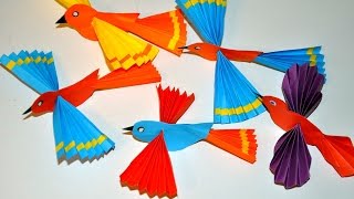 Ptaki z papieru Paper birds DIY [upl. by Vil643]