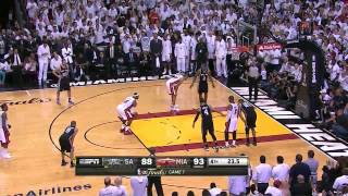 NBA Finals 2013 Game 7 Final minute [upl. by Ive]