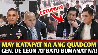 SA WAKAS MAY KATAPAT NA ANG QUADCOM TINAWAG NA ESTUPIDO SI ACOP AT PADUANO [upl. by Ahsitram]