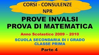 Prove Invalsi Matematica 2009  2010  Parte 4 [upl. by Allina708]