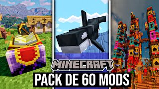 👉 NUEVO Pack De Mods para Minecraft 1192 con 60 MODS 🔥  SIN LAG 🌌 [upl. by Aisekal54]