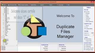 Trova ed elimina i files doppi  The best duplicate files manager httpvbnetapplicationscom [upl. by Shamrao]