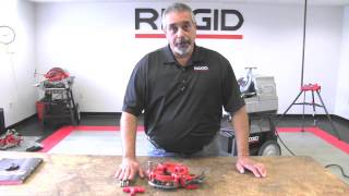 How To Use RIDGID® 817A Die Head Instructional Overview [upl. by Aneleiram]