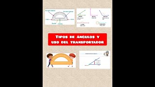 Tipos de ángulos y uso del transportador [upl. by Ymerej]