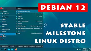 Debian 12 Milestone Linux Distro [upl. by Nariko234]