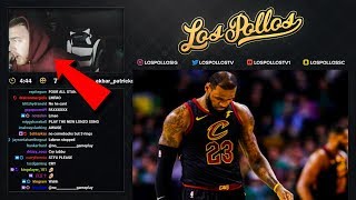 LosPollos Goes Off On Stream After The Cavs Lose Finals To Warriors [upl. by Faunia651]