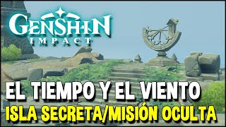 Misión oculta quotEl tiempo y el vientoquot Cómo llegar a la isla secreta de Mondstadt  Genshin Impact [upl. by Nelsen]