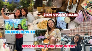 Surprising my sister 2024 Vision board Pointless vlog🙋🏻‍♀️ [upl. by Bashemath]