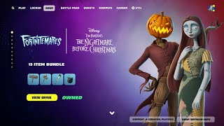 NEW SALLY amp PUMPKIN KING OUT AFTER DOWNTIME Fortnite Item Shop October 11th 2024 [upl. by Rratsal]