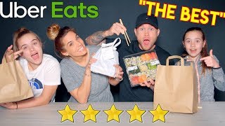 We ate from the BEST REVIEWED RESTAURANTS on UBER EATS [upl. by Aicillyhp]