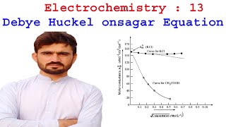 Electrochemistry  13  DebyeHuckleOnsager equitation  chemistry [upl. by Cheung966]