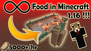 INFINITE FOOD  Starter Hoglin Farm Design by  RaysworkMinecraft 116 [upl. by Four]