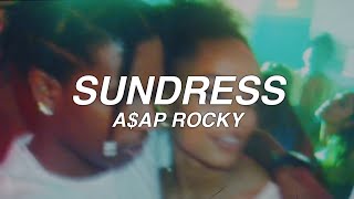 SUNDRESS  aap rocky  lyrics [upl. by Ethelda114]