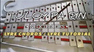 TULOY PA RIN  NEOCOLOURS  LYRE CHORDS  LYRE TUTORIAL 2024  SIMPLE LYRE CHORDS [upl. by Fadas]