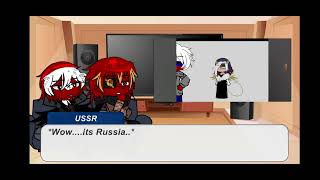 USSR and Reich reacts to Randcountry007 Countryhumanspart 1 [upl. by Assirhc]