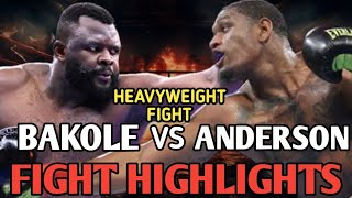 JARED ANDERSON VS MARTIN BAKOLE FIGHT HIGHLIGHTS  BOXING LATEST FIGHT  BOXING KNOCKOUT [upl. by Yhtomiht875]