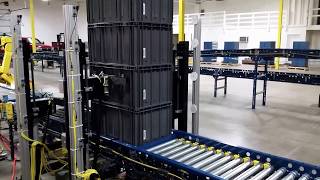 Tote Automatic Stacking  Unstacking [upl. by Gerfen]