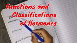 Hormones functions and classification of hormones basics [upl. by Bannister]