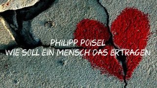 Philipp Poisel  Wie soll ein Mensch das ertragen Piano Cover [upl. by Tade]