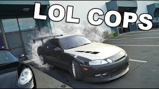 STREET drifting my 1JZ SC300 [upl. by Nioe771]