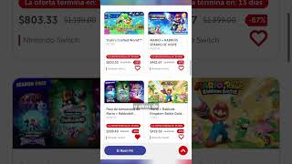 OFERTAS en JUEGOS de NINTENDO SWITCH por el BUEN FIN 😱 nintendo nintendoswitch ofertas [upl. by Kristina]