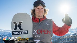 Sean Fitzsimons fronts 134 US finish in Laax slopestyle  NBC Sports [upl. by Gnous]