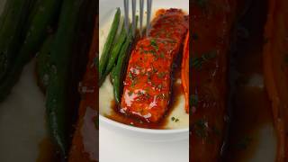 Honey Bourbon Glazed Salmon amp Mashed Potatoes [upl. by Anilave]