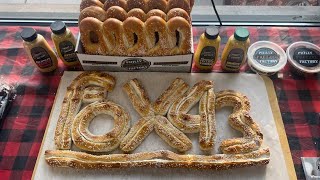 Snag a free pretzel at Philly Pretzel Factory for National Pretzel Day [upl. by Hguh]