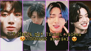 BTS Hindi mix Tiktok Videos 2021Jungkook special 😍Flowergun💜 [upl. by Moureaux]