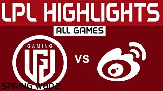 LGD vs WBG Highlights ALL GAMES LPL Spring Split 2024 LGD Gaming vs Weibo Gaming by Onivia [upl. by Aivul]