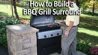 How to Build an Outdoor Kitchen or BBQ Grill Surround [upl. by Geanine]