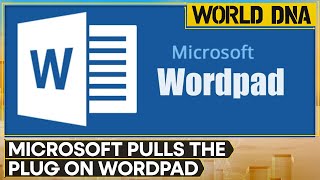 After 30 years Microsoft is finally removing WordPad from Windows  WION World DNA [upl. by Arocat]