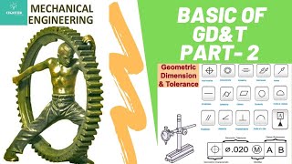 Geometric Dimensioning amp TolerancingGDampTPart2 Hindi  symbols  Datum AB  Mechanical Design [upl. by Tertius454]