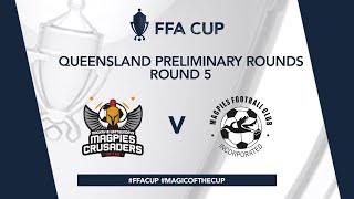 FFA Cup QLD R5  Magpies Crusaders United vs Mackay Magpies FC [upl. by Muhan]