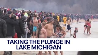 Milwaukee Polar Bear Plunge 2024  FOX6 News Milwaukee [upl. by Yessac]